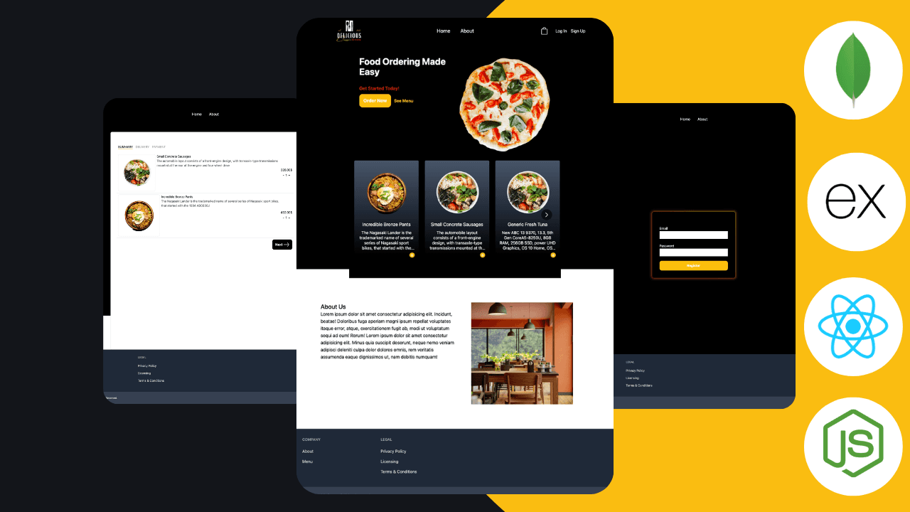 Next.js Food Ordering Application